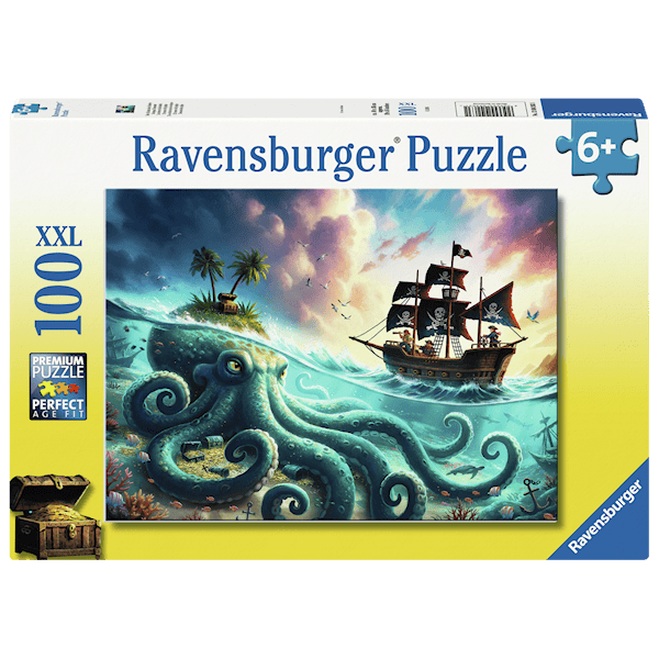 Pirate Treasure Barnpussel 100 Bitar Ravensburger