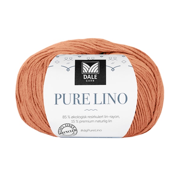 Dale Garn Pure Lino 50 g Mandarin 806