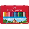 Färgpennor Castle i Metalletui 36 färger Faber-Castell