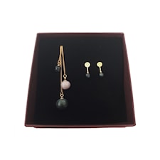 Smyckeset Colour 18karats Guldplätering Giftbox