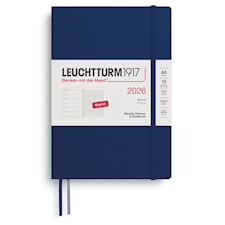 Weekly Planner & Notebook 2026 A5 Soft Navy Leuchtturm1917