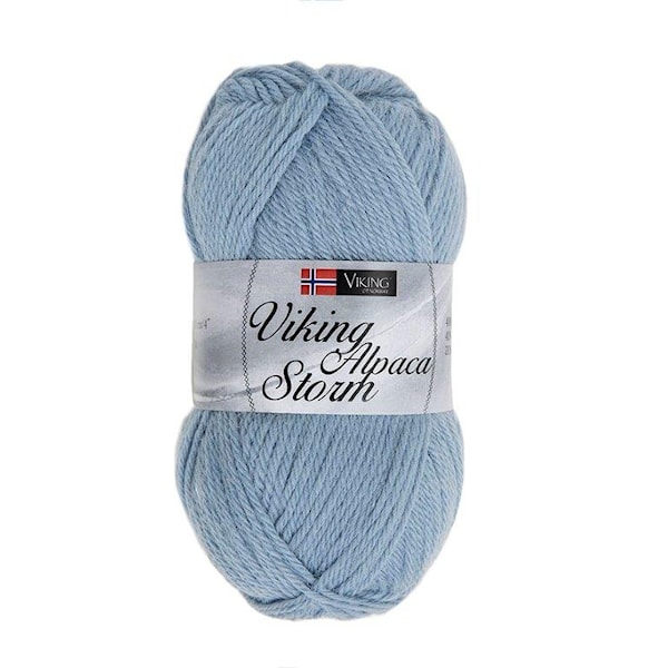 Viking of Norway Alpaca Storm 50 gr Blå 522