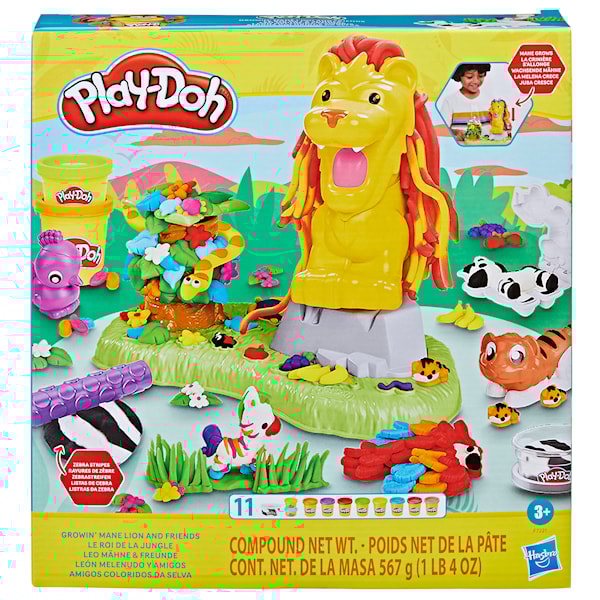 Play-Doh Playset Grown Mane Lion and Friends