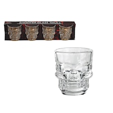 Shotglass Hodeskaller 4-pakning