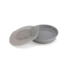 Twistshake Plate 6+m Pastel Grey