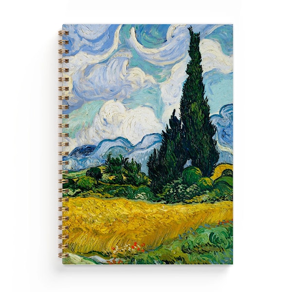 Notatbok A5 Havrefelt van Gogh