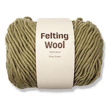 Felting Wool Villalanka 100 g Olive A227 Adlibris
