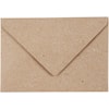 Återvunnet Kuvert Naturfärg 7,8x11,5 cm 50-pack