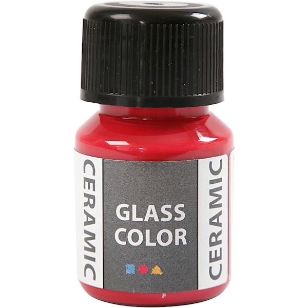 Ceramic-väri, 35 ml, karmiininpunainen
