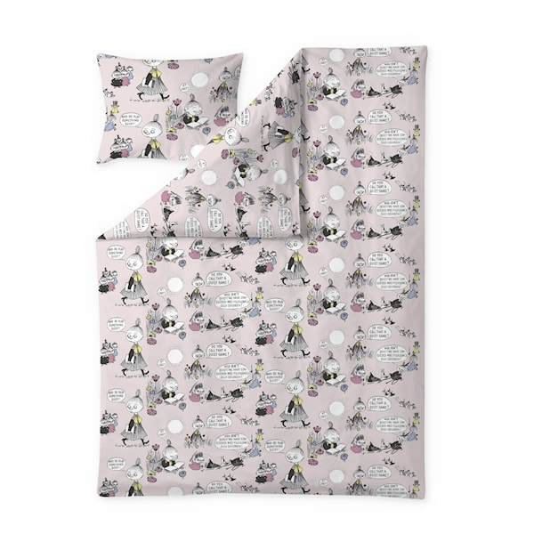 Vekaramuumi Puuvilla Pussilakansetit Roosa 150 x 210 cm +50 x 60 cm