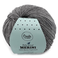 Adlibris, Merini, 50 g, Grey Melange A350
