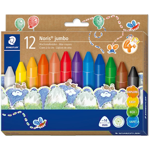 Vokskritt Jumbo 12-p Noris Junior Staedtler
