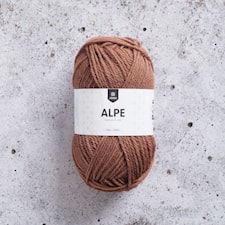Alpe ullgarn 50 gr Ginger Brown 22 Järbo