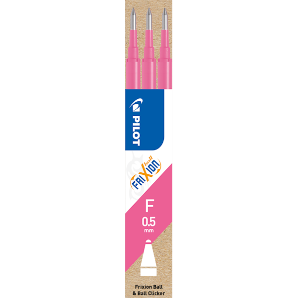 Pilot FriXion Ball, Rosa, 0,5 mm, 0,25 mm