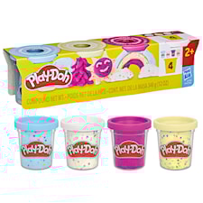 4 Pack Confetti Compound Play-Doh