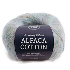 Adlibris Alpaca Cotton 50g Aqua Twist A701