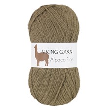 Alpaca Fine Garn Alpackamix 50 g grön 630 Viking Garn