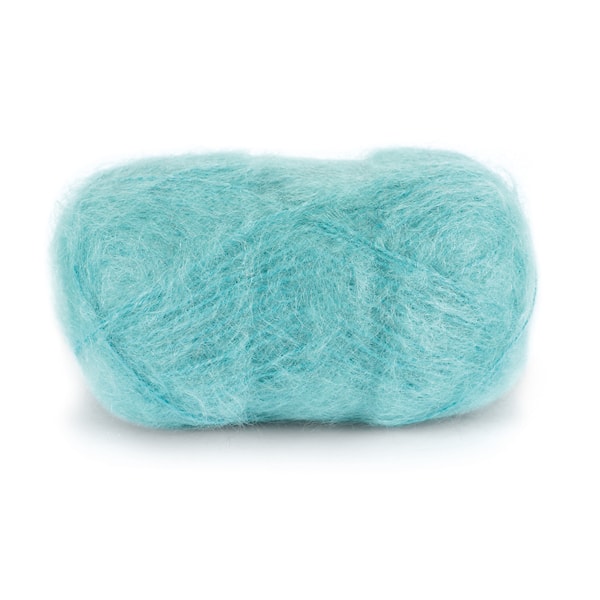 Dale Garn Line Langmo Påfugl Mohair Mix 50 g Turkos 6815