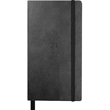 Studentkalender A5 myk 21/22 sort GRIEG