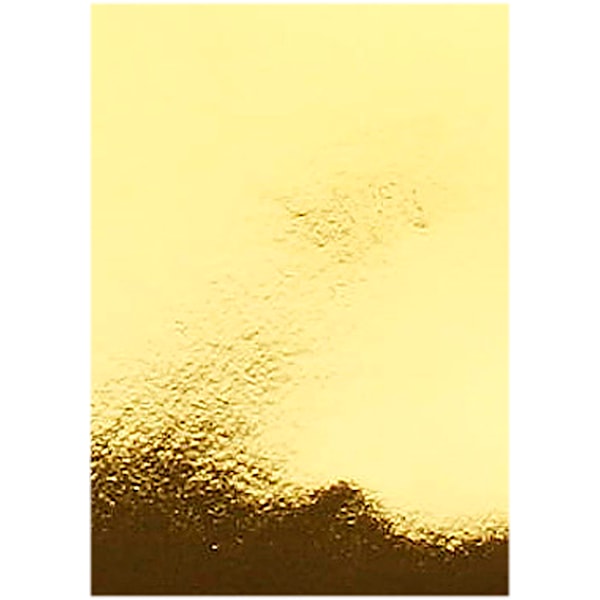 Metallpapir, A4, ark 210x297 mm, 120 g, gull, 10 ark/ 1 pk.