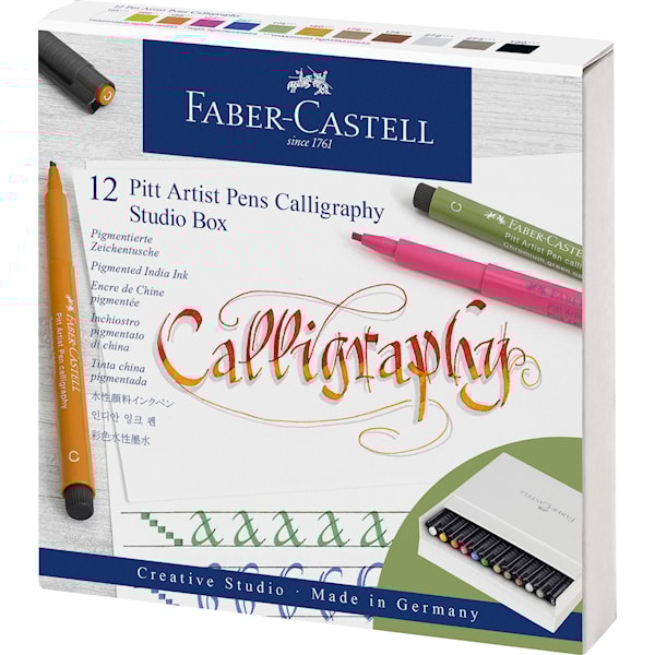 Kalligrafipenn Pitt artist pen Calligraphy 12-pack