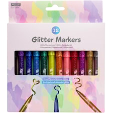 Glitterpennor 12-p, Sense
