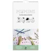 Familjekalender 2026 Mumin 220x430 mm Burde