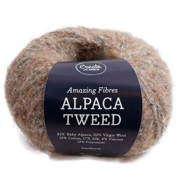 Adlibris Alpaca Tweed 50g Sandstone A734
