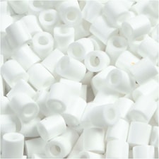 Putkihelmet, koko 5x5 mm, aukon koko 2,5 mm, 6000 kpl, valkoinen (15)