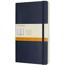 Anteckningsbok Classic Soft Linjerad Large Sapphire Blue Moleskine