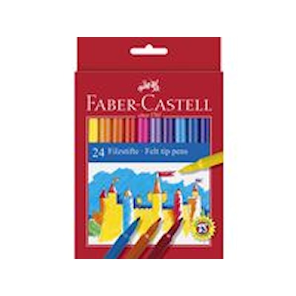 Tuschpennor Barn Faber-Castell 24-pack
