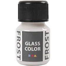 Glasfärg Frost 35 ml Vit