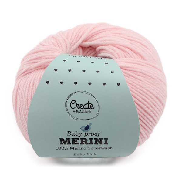 Adlibris Merini 50g Baby Pink A353