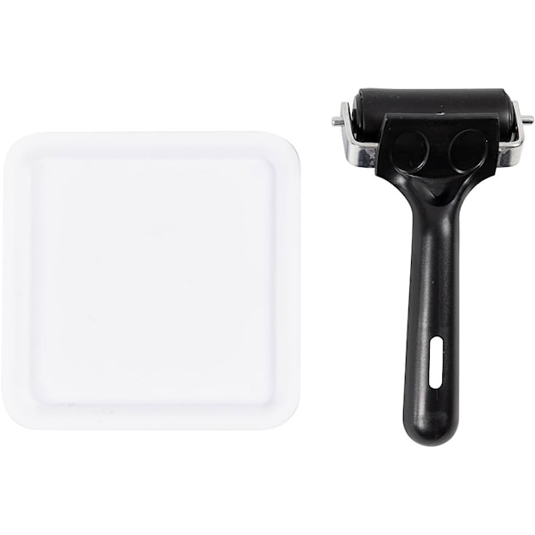 Verktøysett for linoleumstrykk, B: 6 cm, str. 12x12 cm, 1 pk.