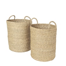 Broste Copenhagen Astrid Korg Sjögräs D: 41 x 47 cm S/2 Natural 2-pack