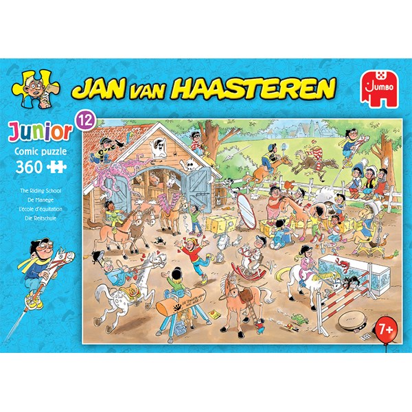 Jan Van Haasteren Junior The Riding School Pussel 360 bitar, Jumbo