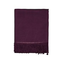 Södahl Escape Pläd Bomull 130 x 170 cm Plum/Wine