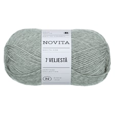 7 Bröder Garn Ullmix 100 g sten 043 Novita