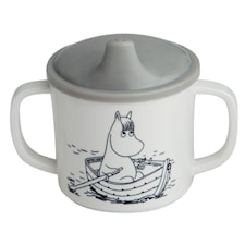Spillfri mugg med handtag, Mumin Grå, Rätt Start