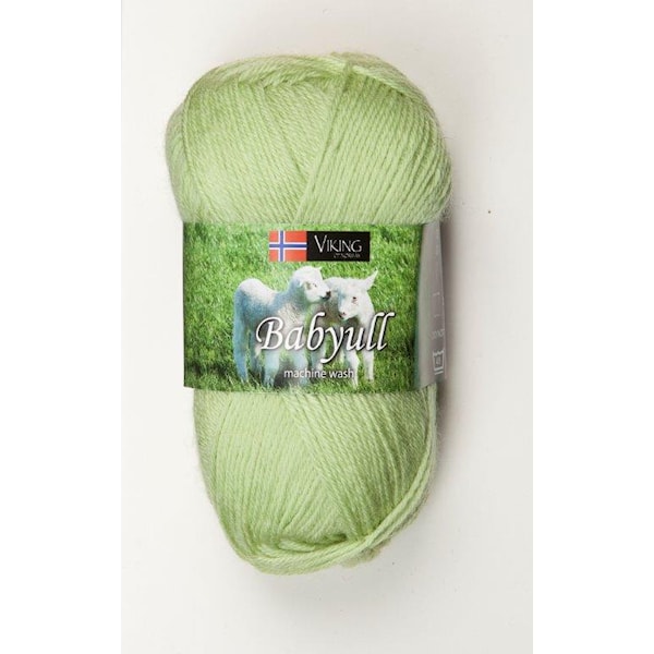 Viking of Norway Baby Ull 50 gr Lys grønn 331