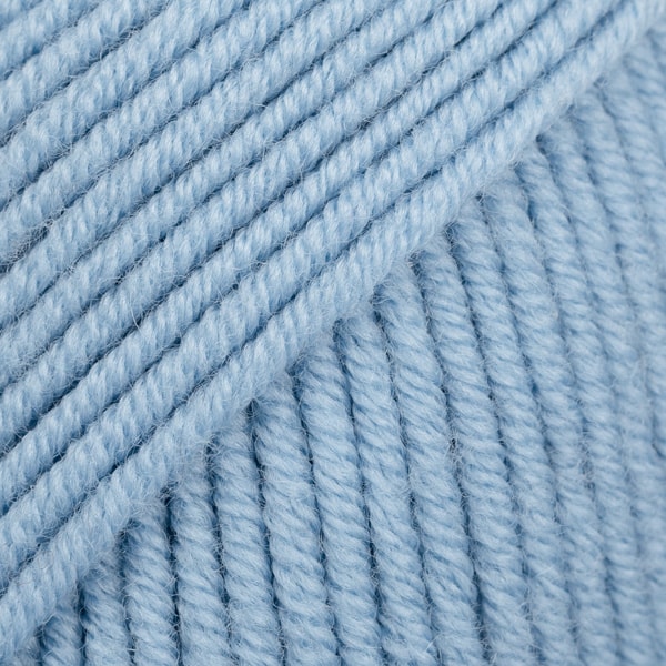 Merino Extra Fine Uni Colour Garn Merinoull 50 g Ljusblå (19) Drops