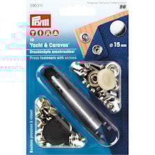 Nagletrykknapp Yacht & Caravan Forniklet 15 mm 10 stk. Prym
