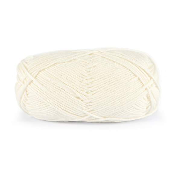Dale Garn Lille Lerke Ull Bomull Mix 50 g Hvit 0017