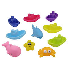 Badleksaker, Båtar + Koralldjur