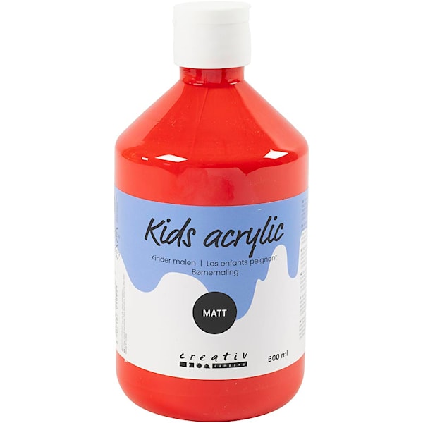 Färg Allround 02 Matt 500 ml Primärblå A-color