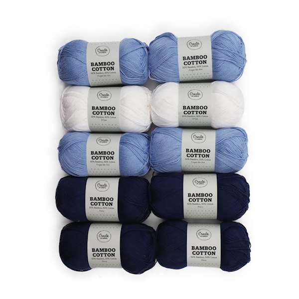 10-pack Bamboo Cotton Garn 100 g Adlibris