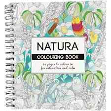 Målarbok Antistress Natura, 64sidor