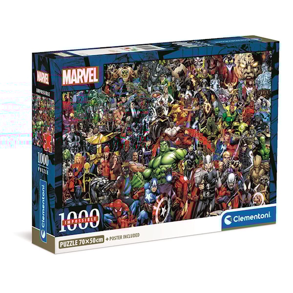 Kuva tulossa: Pussel Impossible Marvel Avengers 1000 bitar, Clementoni