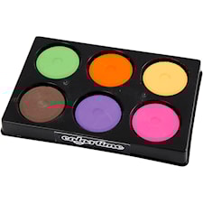 Vattenfärg Palett dia 44 mm Kompletterande Färger 6 st