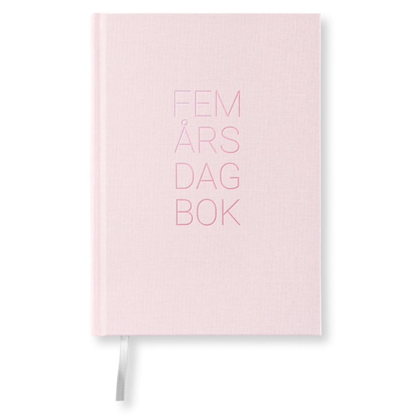 5-Års Dagbok A5 Dusty Rose Paperstyle